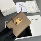Celine Triomphe Portafoglio piccolo-Taupe