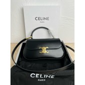 TEEN CELINE LOLA IN SHINY CALFSKIN-BLACK