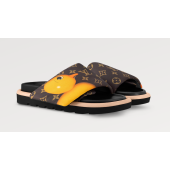 LV Pool Pillow Flat Comfort Mule, Size 35-45