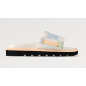 LV Pool Pillow Flat Comfort Mule, Size 35-45