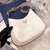 Borsa a spalla Prada Cleo in pelle spazzolata