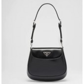 Mini borsa Prada Cleo in pelle spazzolata