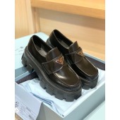 Mocassini Monolith in pelle spazzolata