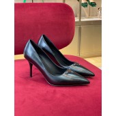 Décolleté in pelle spazzolata