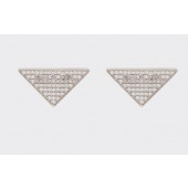 Orecchino destro Crystal Logo 