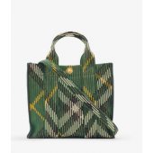 Burberry Mini Check Knitted Tote- Ivy