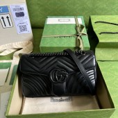Gucci GG marmont Small Shoulder Bag- All black