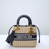  Medium Lady Dior Bag in Wicker  