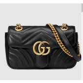 Gucci GG marmont Mini Shoulder Bag -Black