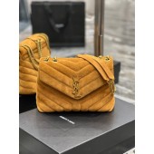 YSL Yves Saint Laurent Loulou Small Bag in Suede 