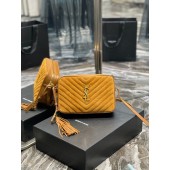 YSL Yves Saint Laurent Lou Camera Bag in Suede