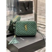 YSL Yves Saint Laurent Lou Camera Bag in Suede