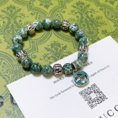 Gucci Silver and Agate Bracelet