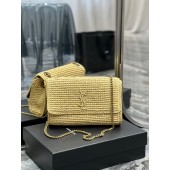 YSL Yves Saint Laurent Kate Medium Grass Woven Bag