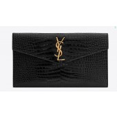 YSL Pochette Uptwon in Pelle Coccodrillo  