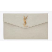 YSL Pochette Uptwon in Pelle Coccodrillo  