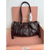 Miu Miu Small Joie nappa leather bag-Briardwood