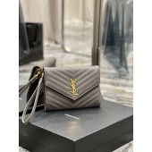 YSL clutch monogram in pelle  
