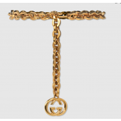 Gucci adjustable chain belt