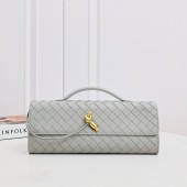 Bottega Veneta Andiamo Clutch-Sterling