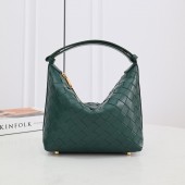 Bottega Veneta Wallace Shoulder Bag-Emerald Green