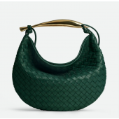 Bottega Veneta Large Sardine Bag-Emerald green