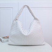Bottega Veneta Large Hop Shoulder Bag -white