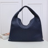 Bottega Veneta Large Hop Shoulder Bag -Navy blue