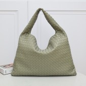 Bottega Veneta Large Hop Shoulder Bag-Travertine