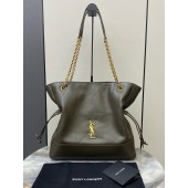 Saint Laurent Jamie Shopping Bag in Lambskin - Light Musk