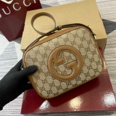 Gucci Blondie Mini Shoulder Bag- Beige and brown 