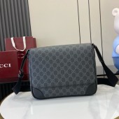 Gucci GG Emblem Medium Crossbody Bag 