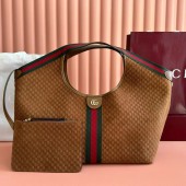 Borsa shopping Gucci Giglio misura grande
