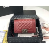 Small Boy Chanel Handbag in Lambskin 