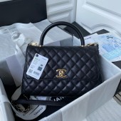 Chanel Small Coco Handle Bag-Black