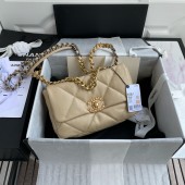 Borsa Chanel 19 Medio-Beige
