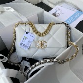 Borsa Chanel 19 Medio-White