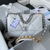 Chanel Pelle Borsa 19 Grande -White