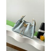 Chanel 25 Mini Bag in Grained Calfskin-Light blue