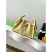 Chanel 25 Mini Bag in Grained Calfskin-Yellow