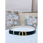 Cintura reversibile Dior 3.4cm