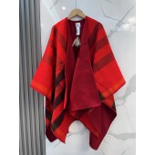 Burberry Classic Check Wool Cape 