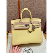 Hermes Birkin 25/ 30  in Epsom Leather-Jaune poussin