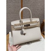 Hermes Birkin 25 /30 in Epsom Leather -Craie