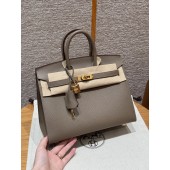 Hermes Birkin 25 /30 in Epsom Leather -Etoupe