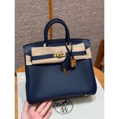 Hermes Birkin 25/ 30  in Epsom Leather-blue saphir