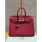 Hermes Birkin35 in Togo Leather -Rouge grenat