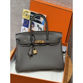 Hermes Birkin 25 / Birkin 30  in Togo Leather-Etain  