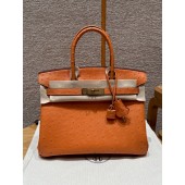 Pre-ordered Birkin 25 / 30 in Ostrich Leather- Orange