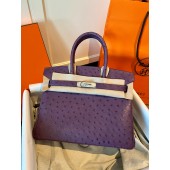 Pre-ordered Birkin 25 / 30 in Ostrich Leather- Purple